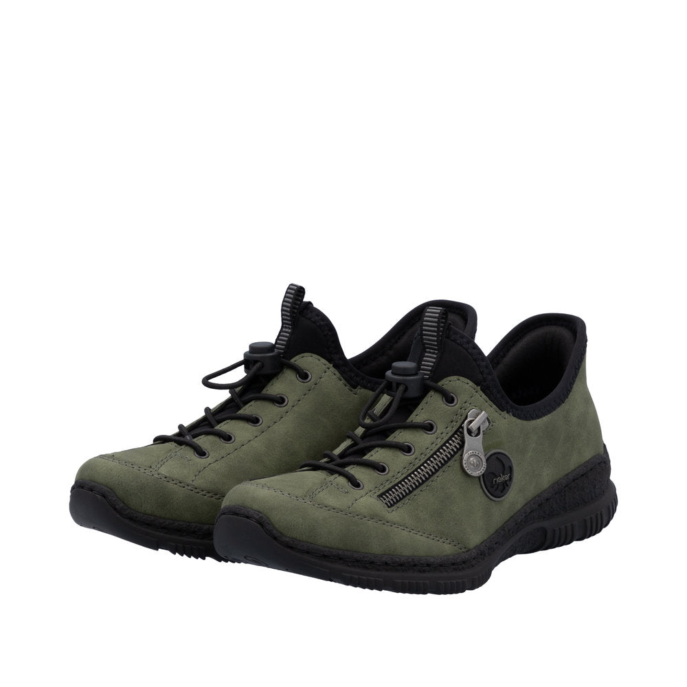 Rieker N3267-54 Green Casual Shoes