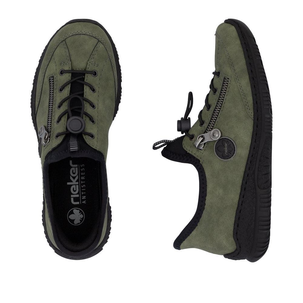 Rieker N3267-54 Green Casual Shoes