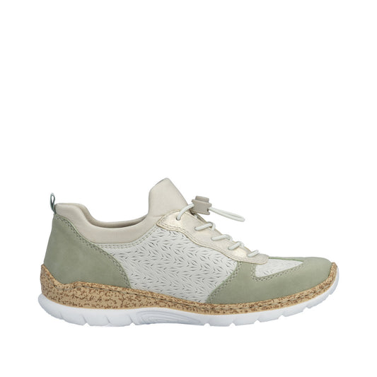 Rieker N4260-80 Sage Offwhite Trainers