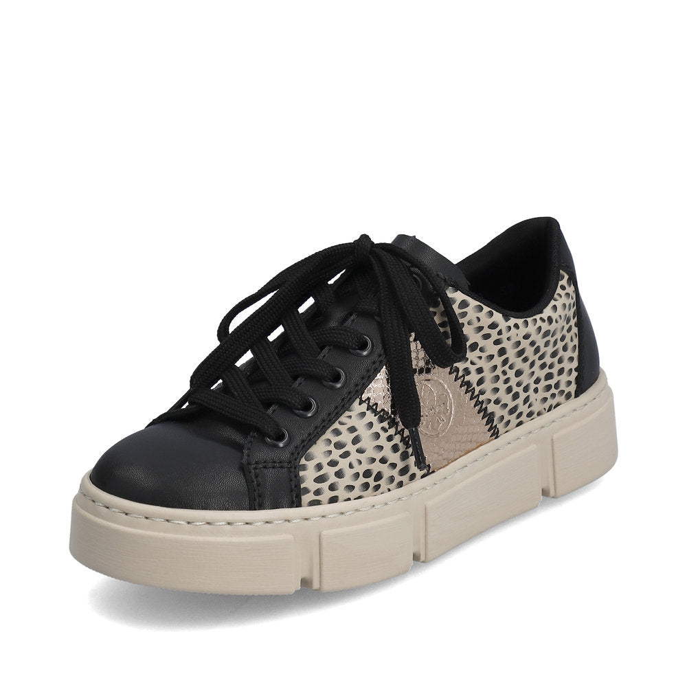 Rieker N5910-62 Enya Black/Ginger/Copper Trainers