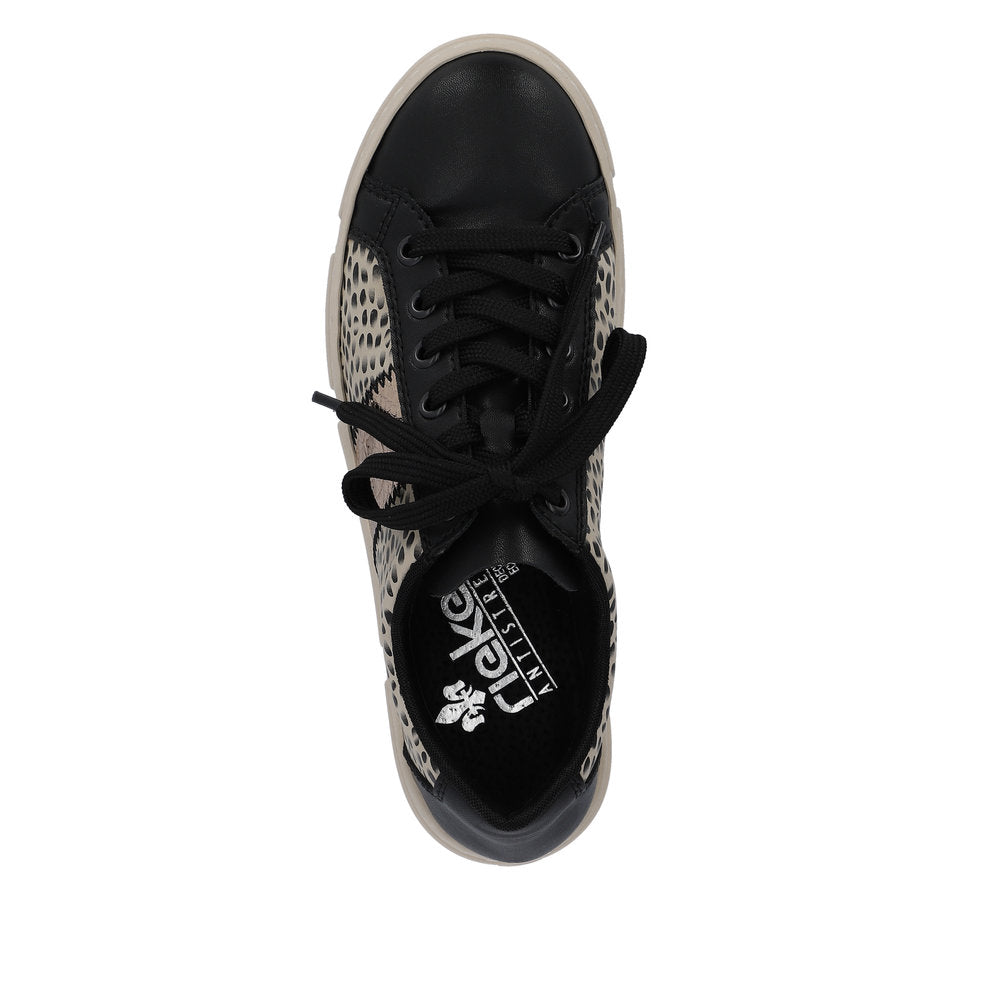 Rieker N5910-62 Enya Black/Ginger/Copper Trainers