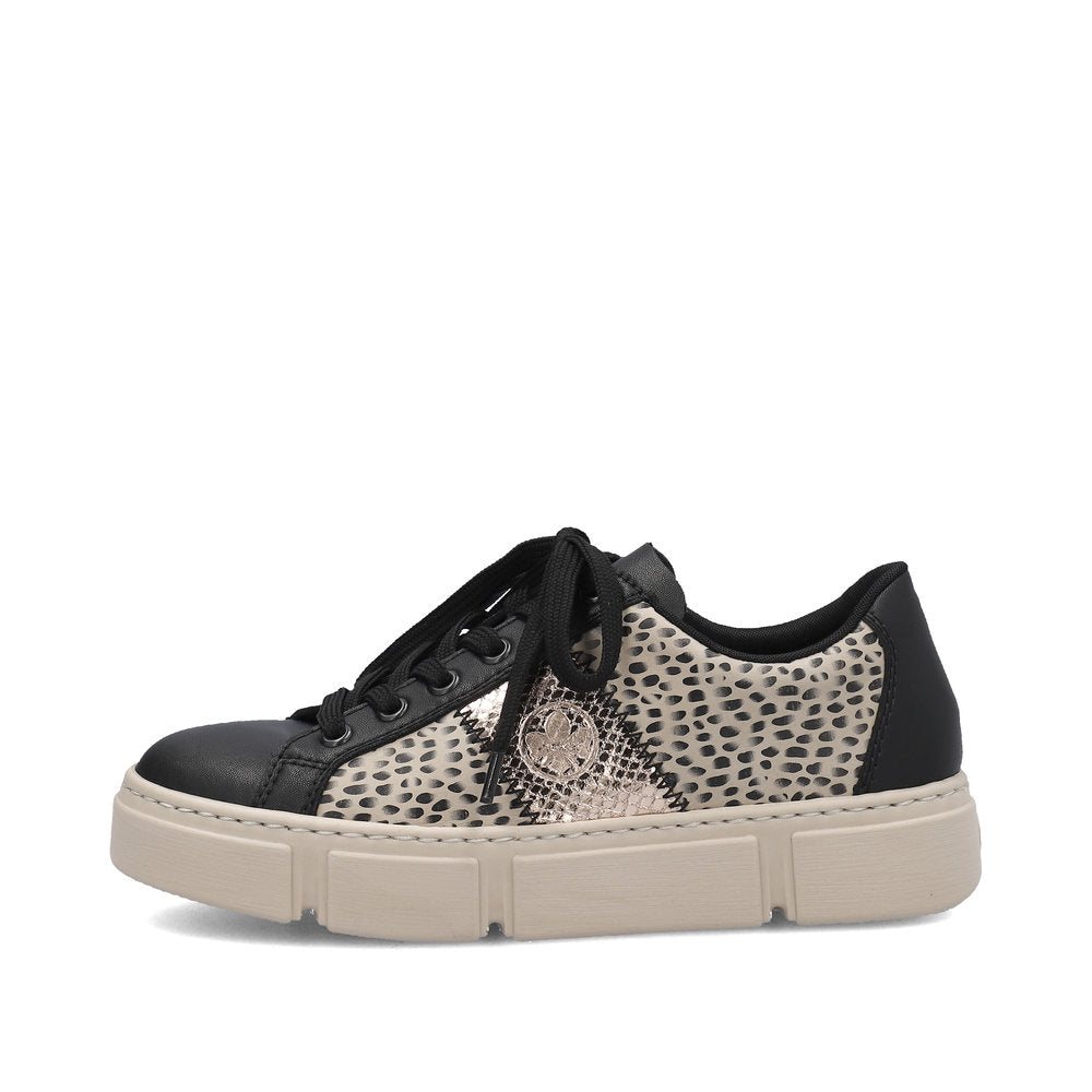 Rieker N5910-62 Enya Black/Ginger/Copper Trainers