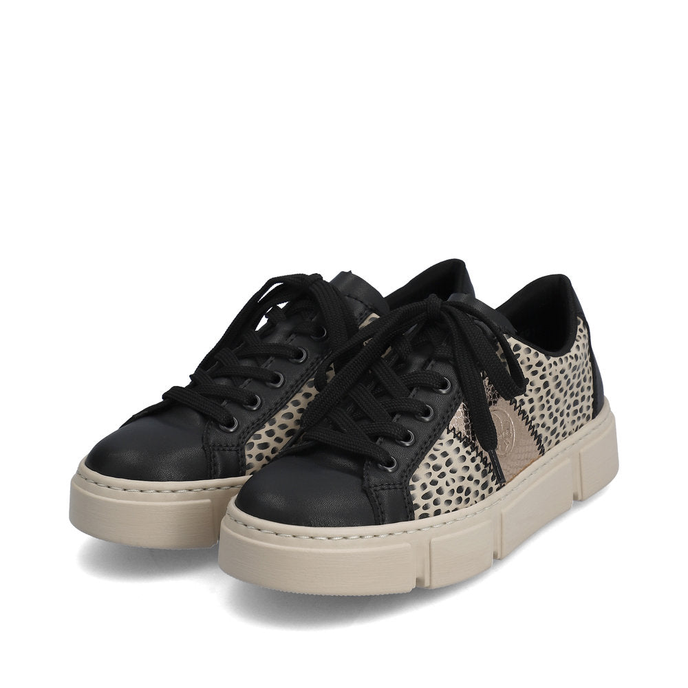 Rieker N5910-62 Enya Black/Ginger/Copper Trainers