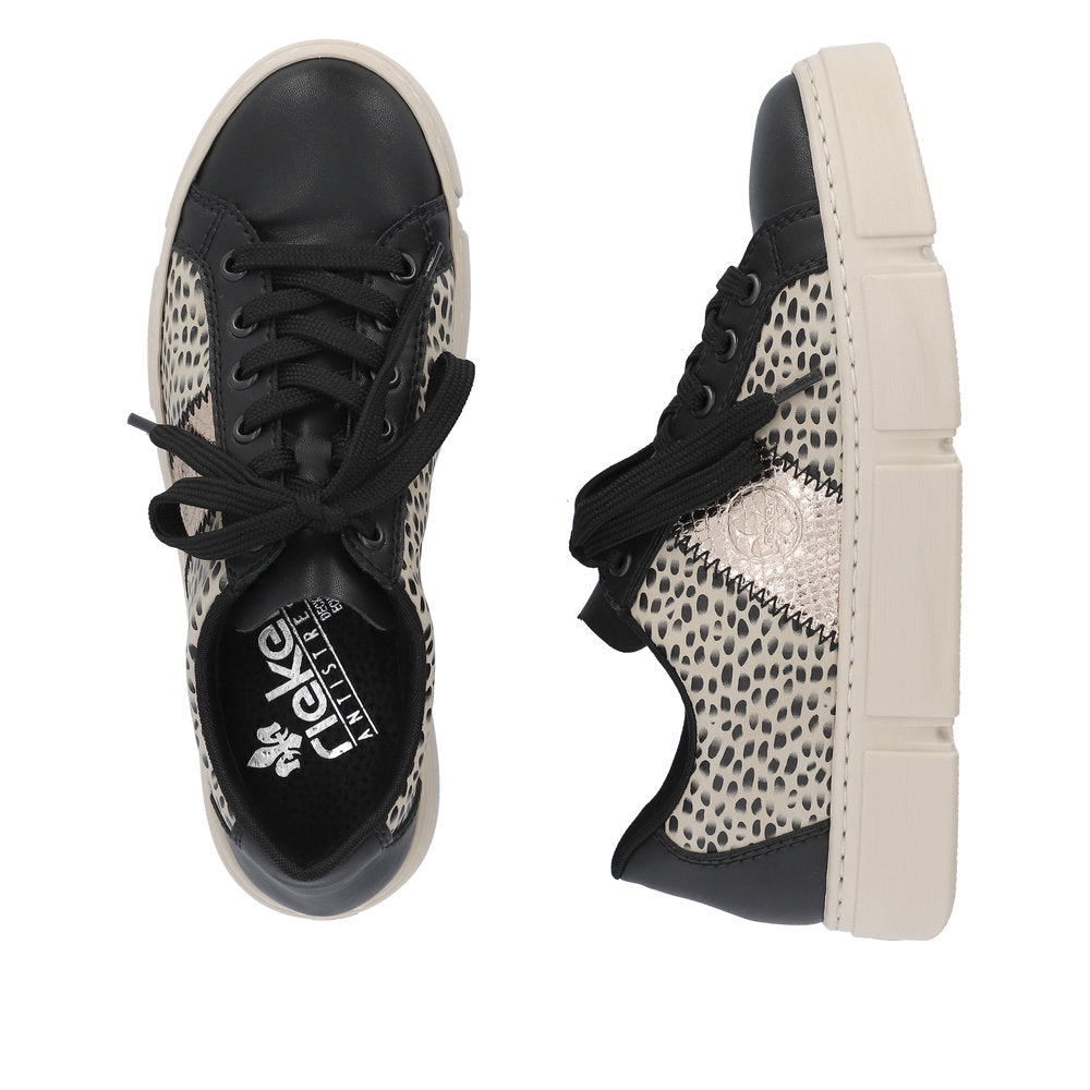 Rieker N5910-62 Enya Black/Ginger/Copper Trainers