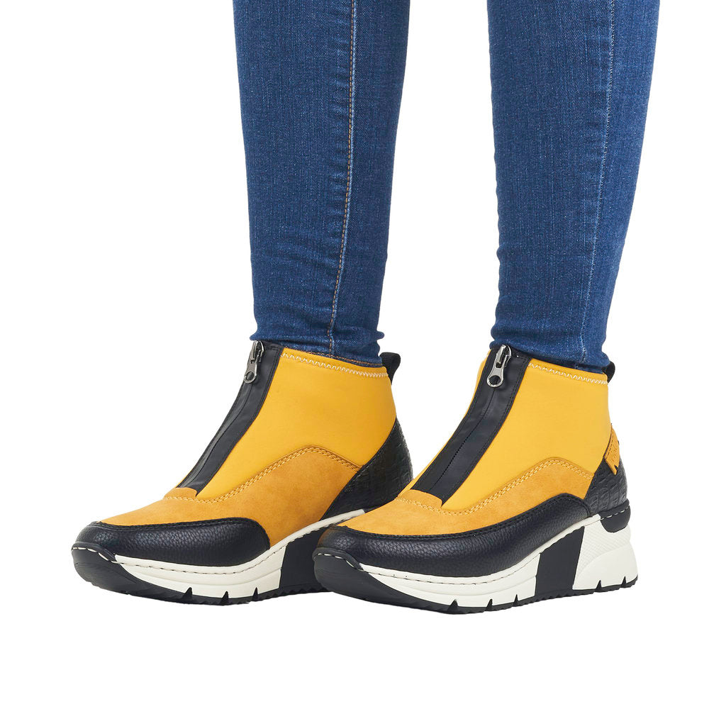Rieker N6352-68 Kitty Yellow Boots