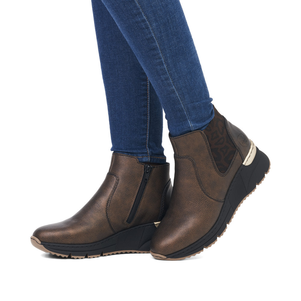 Rieker N6355-90 Kitty Brown Boots