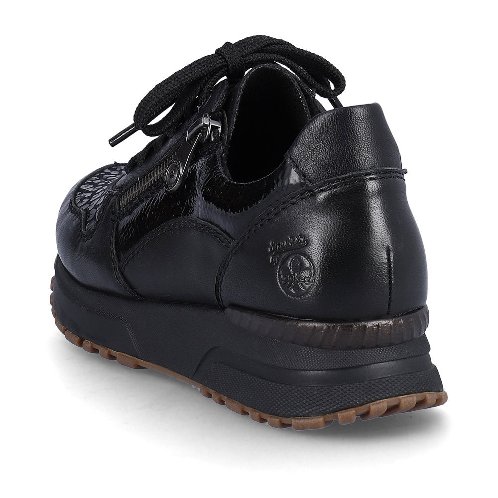 Rieker N7401-00 Narcissa Black Casual Shoes