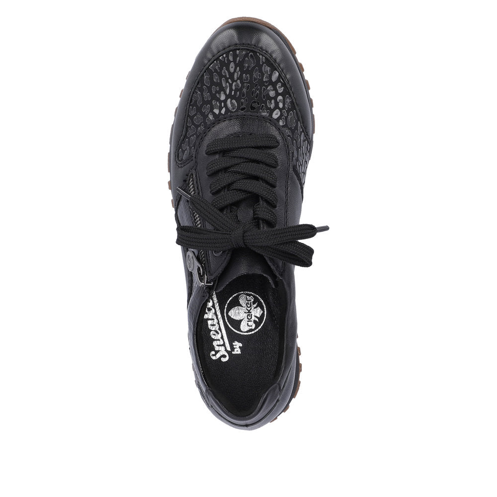 Rieker N7401-00 Narcissa Black Casual Shoes