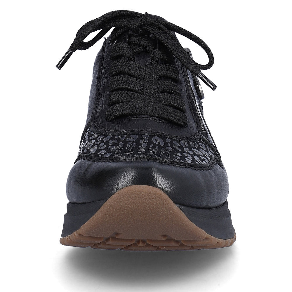Rieker N7401-00 Narcissa Black Casual Shoes