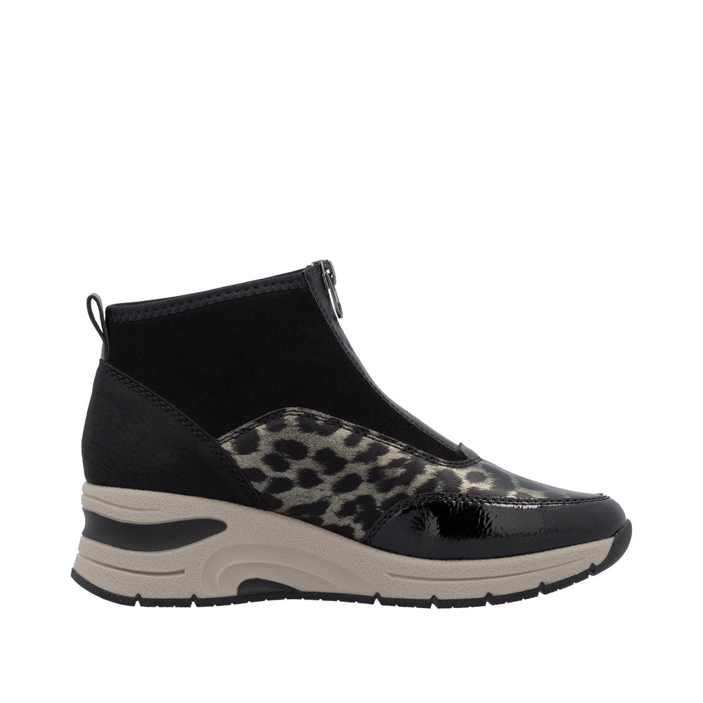 Rieker N9362-00 Black Gold Boots