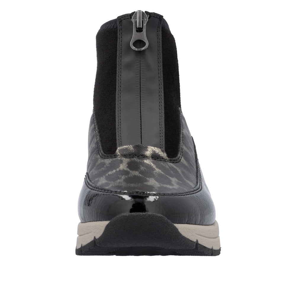 Rieker N9362-00 Black Gold Boots