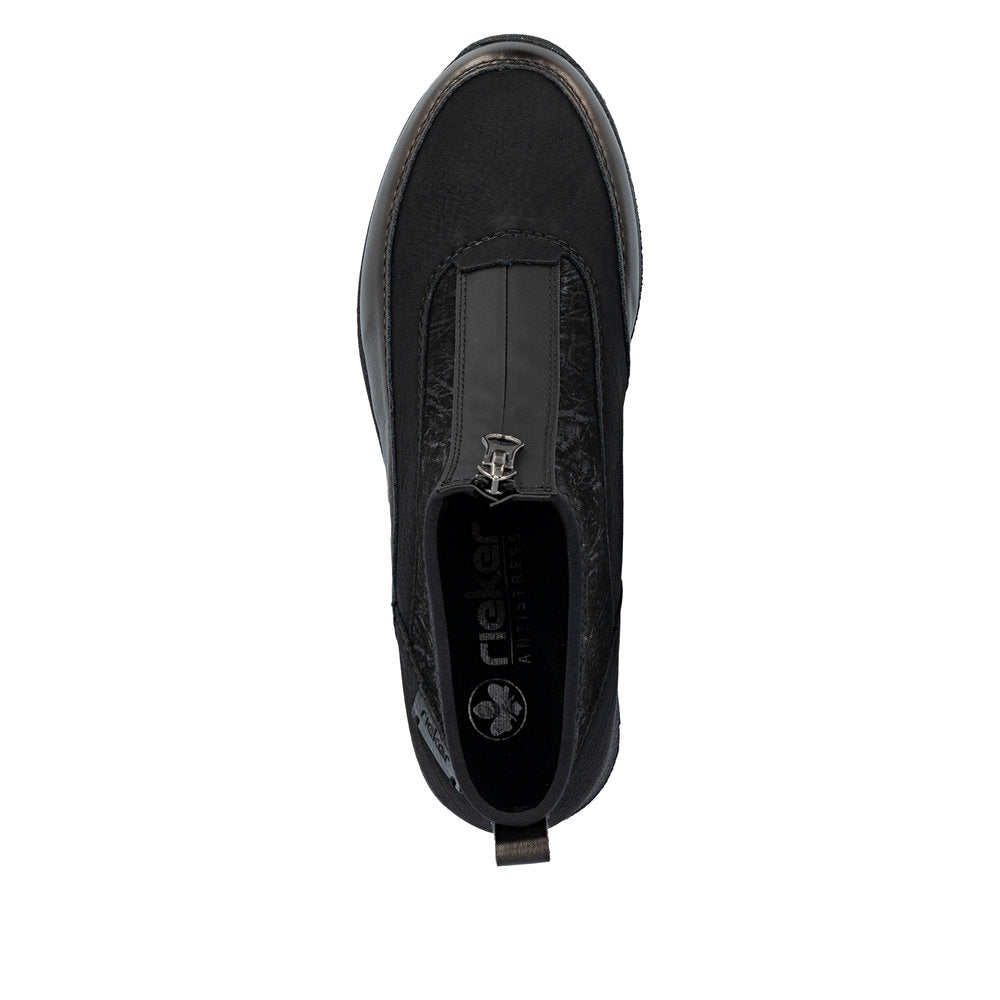 Rieker N9362-01 Bronze Black Boots