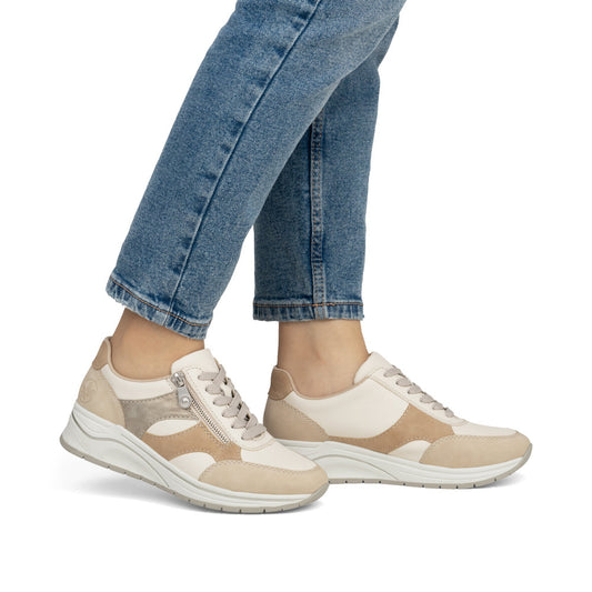 Rieker N9518-60 Pearl Trainers