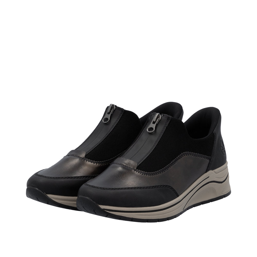 Rieker N9553-25 Black Casual Shoes