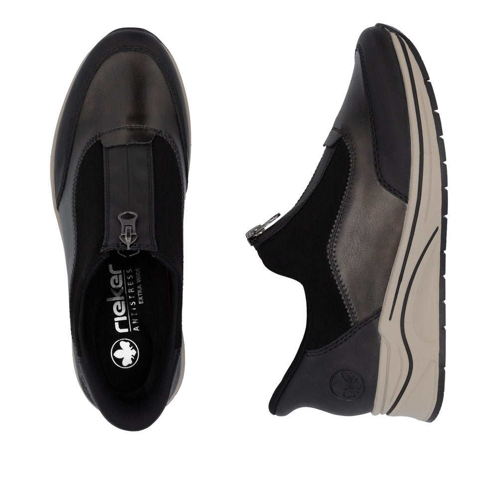Rieker N9553-25 Black Casual Shoes