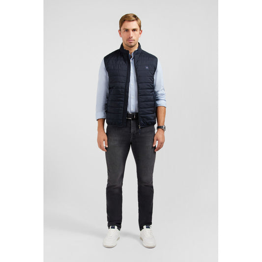 Eden Park Navy Blue Sleeveless Puffa Jacket