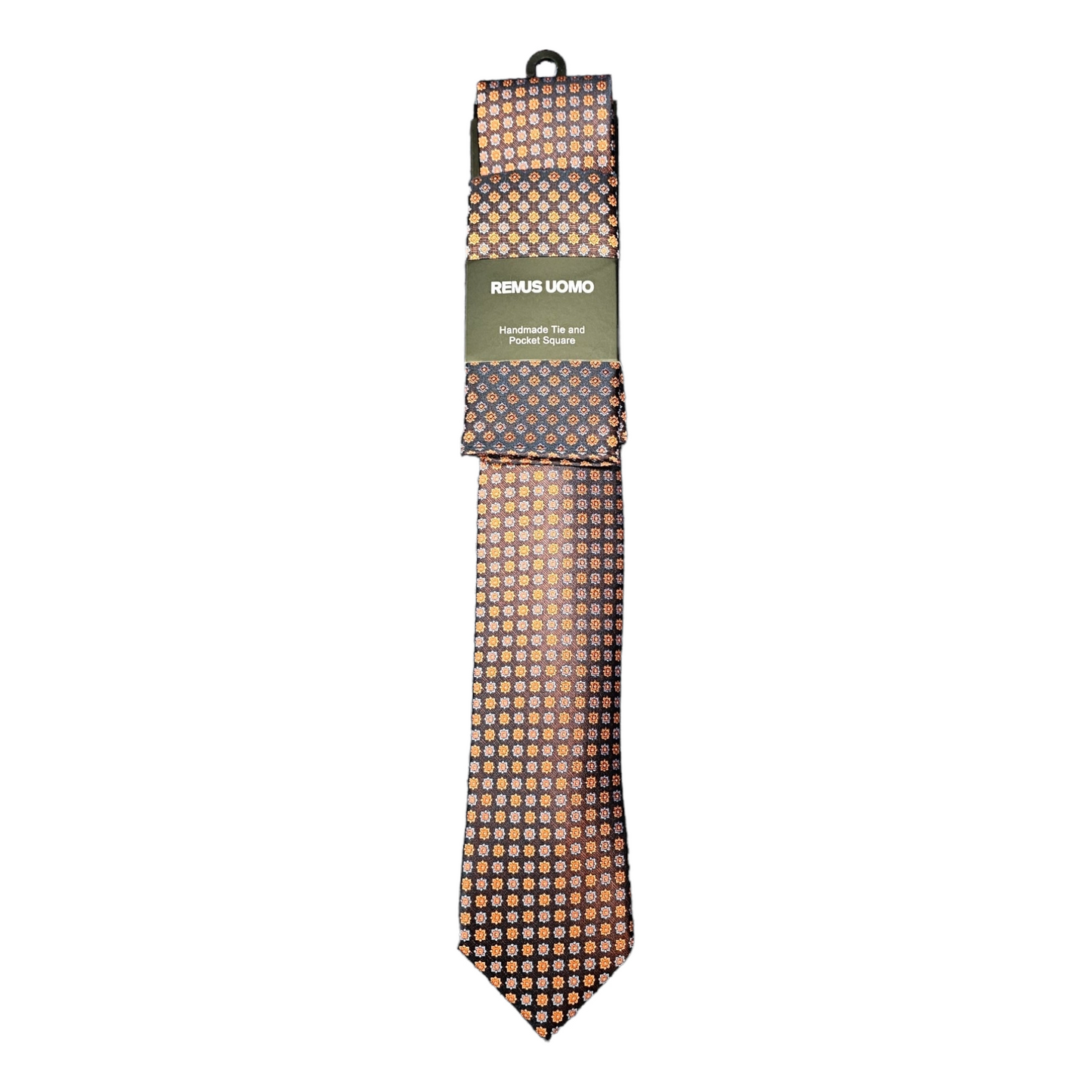 Remus Uomo TP4822 28 Dark Blue Tie & Hankie Set