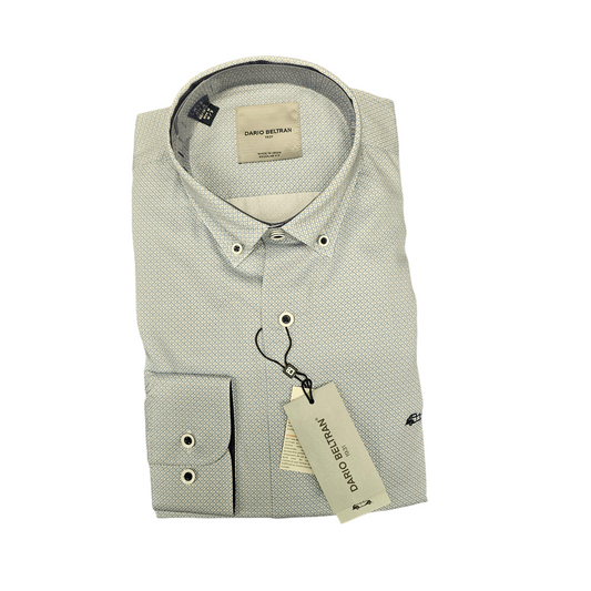Dario Beltran Ampudia 210 Light Blue Long Sleeve Casual Shirt