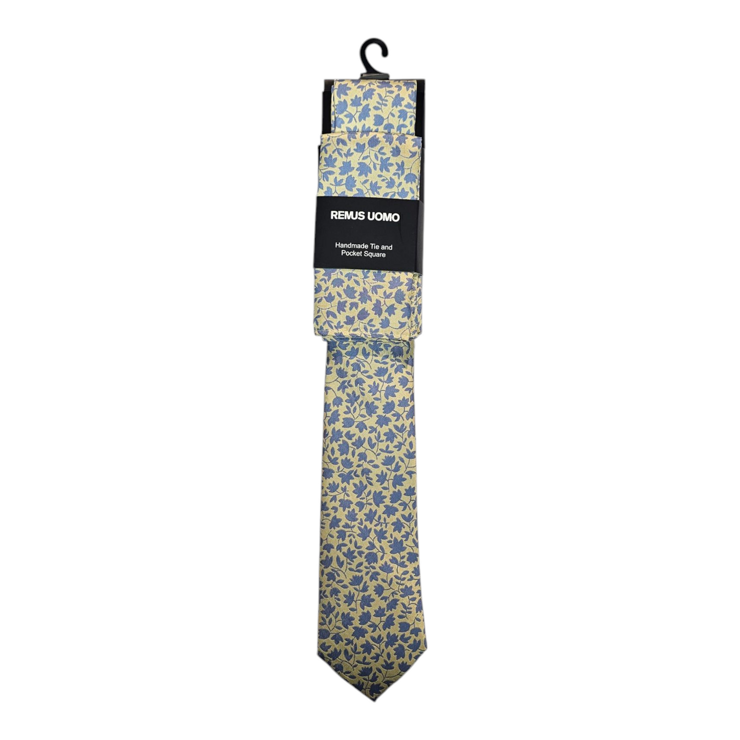 Remus Uomo TP4913 52 Yellow Tie & Pocket Square Set
