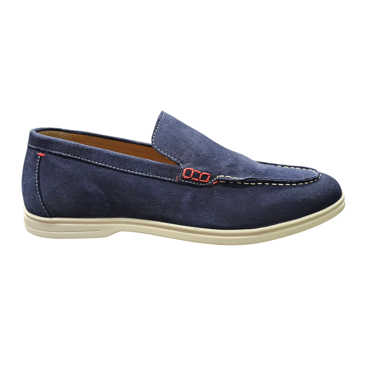 Sloane Rocca Suede Blue Loafer