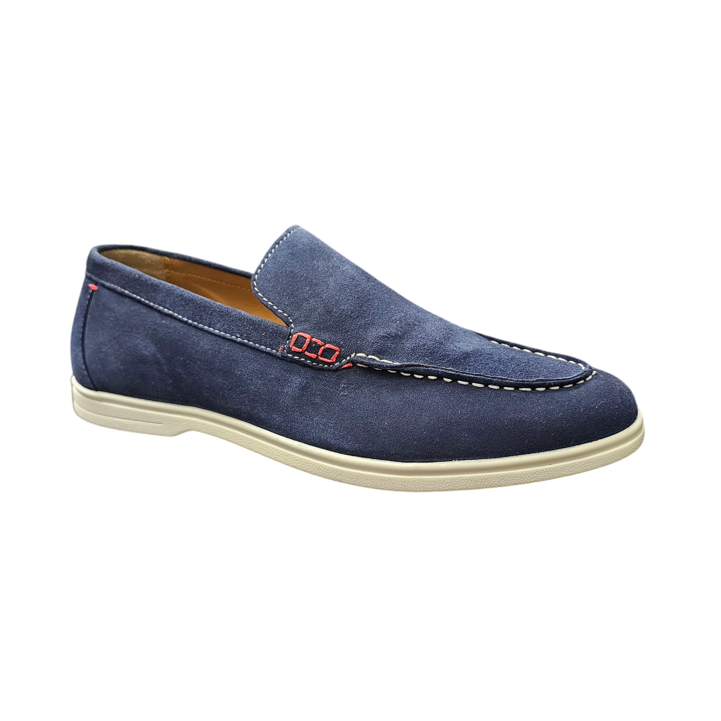 Sloane Rocca Suede Blue Loafer