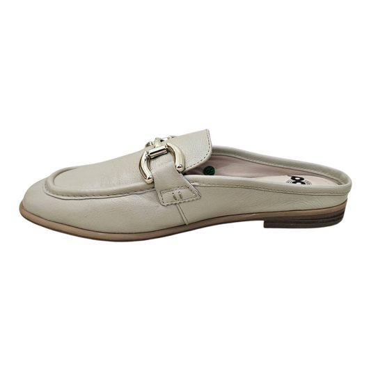 Pod Mila Taupe Leather Mule
