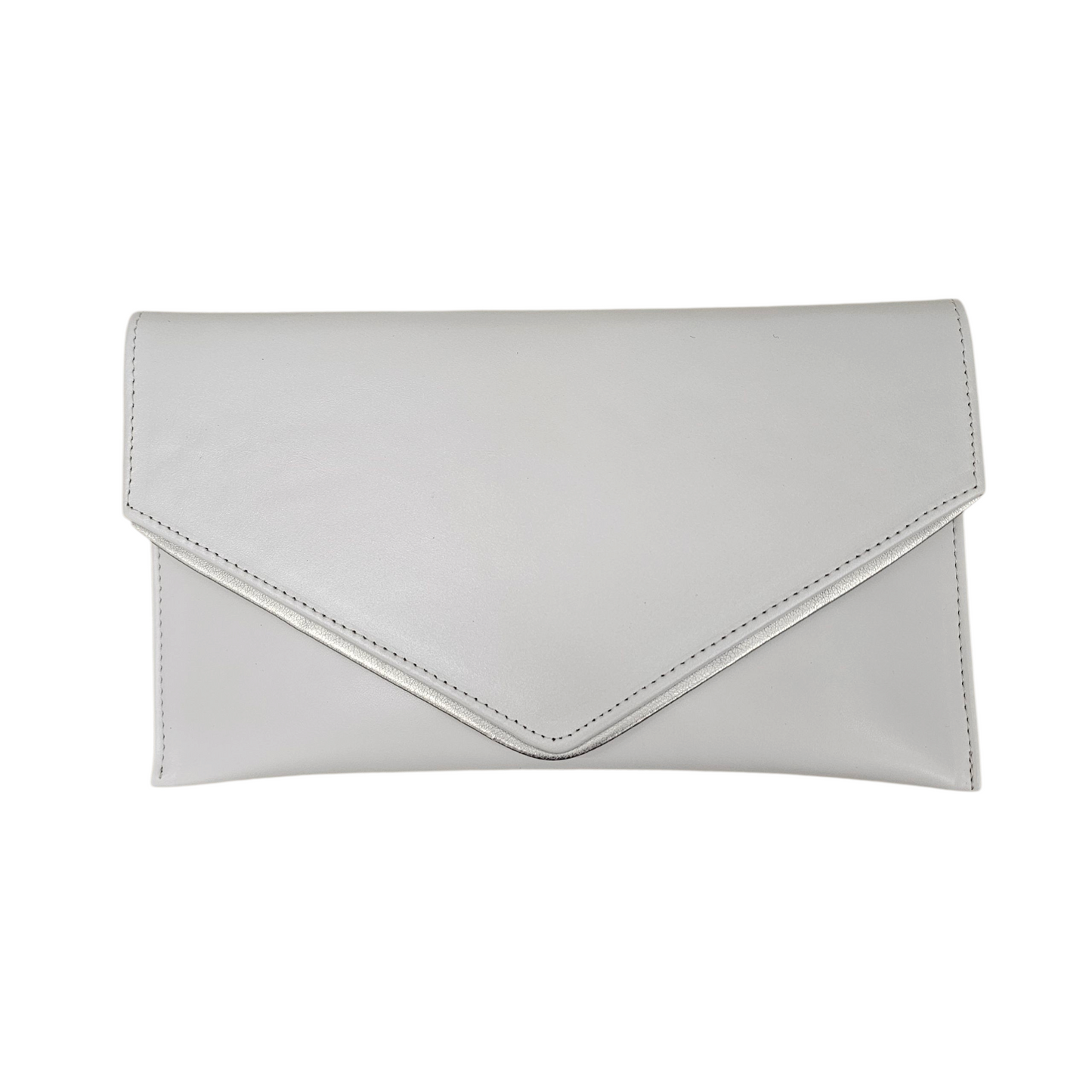 Emis T36 8414 White Pearl Silver Handbag