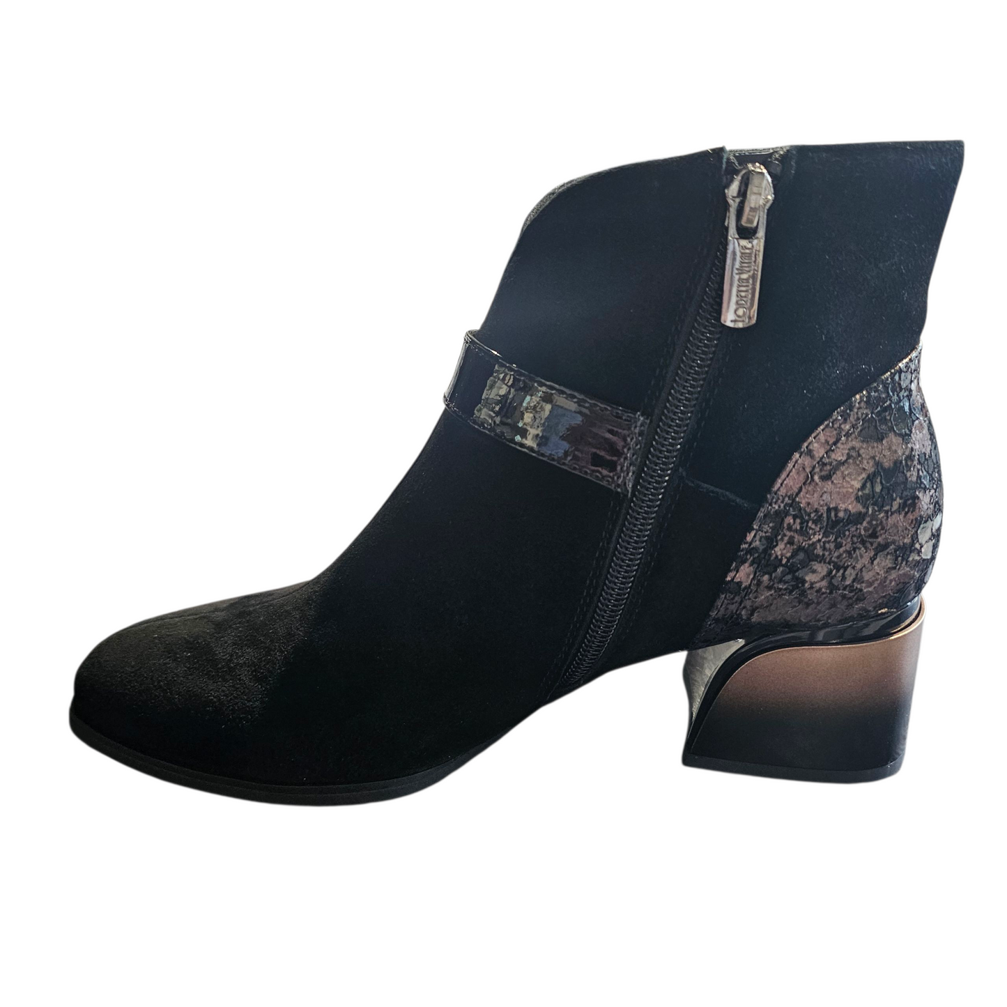 Loretta Vitale C3849A Black Gun Boots