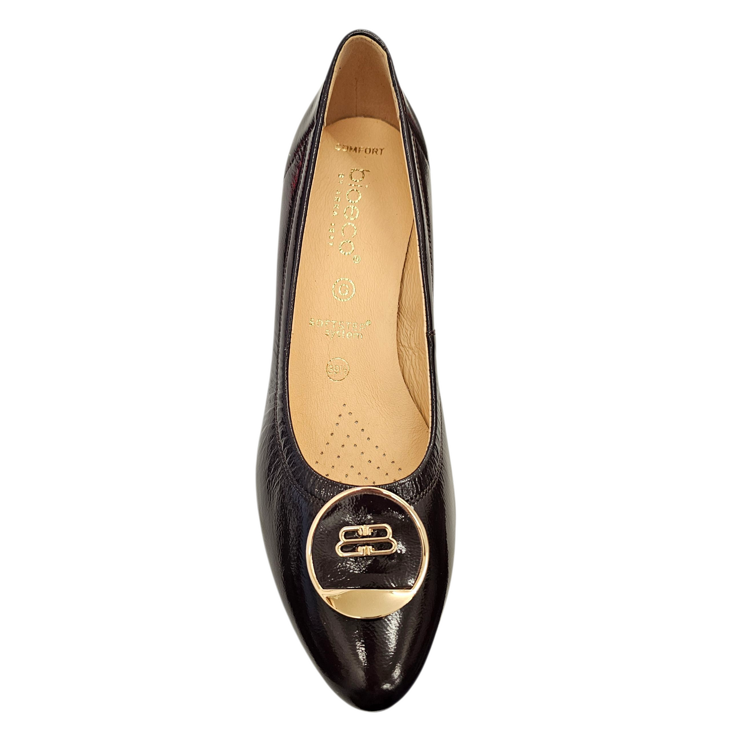 Bioeco By Arka 6862 2853+1315 Brown Patent Dress Shoes