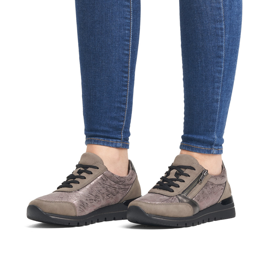 Remonte R6700-43 Soraya Mouse/Grey Metallic Casual Shoes