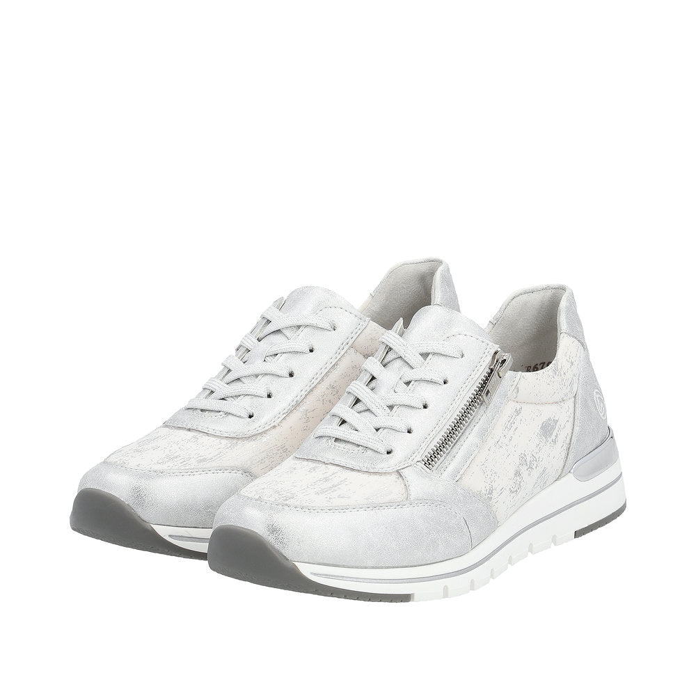 Remonte R6700-91 White / Silver Trainers