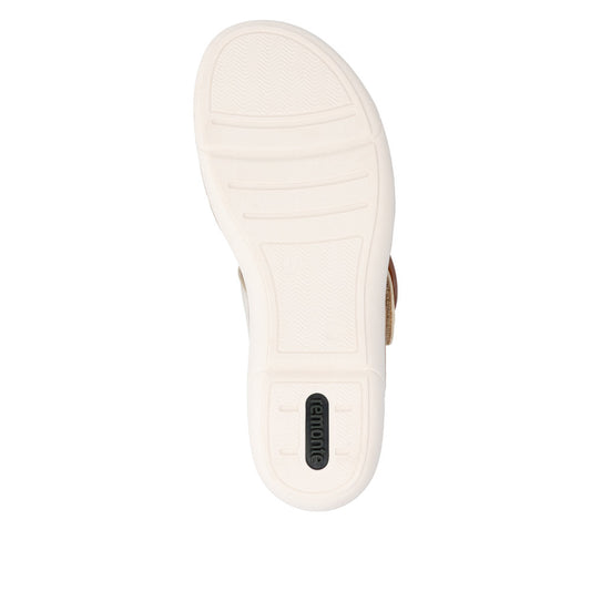 Remonte R6853-94 Beige Metallic Sandals