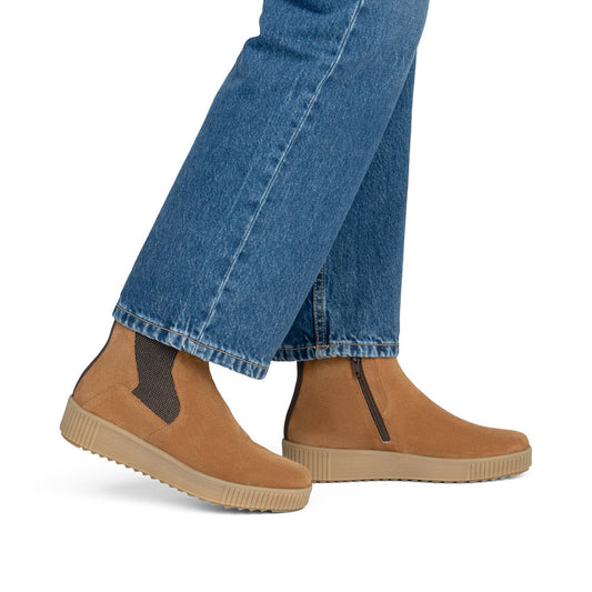 Remonte R7994-26 Brown Combination Mid Height Boots
