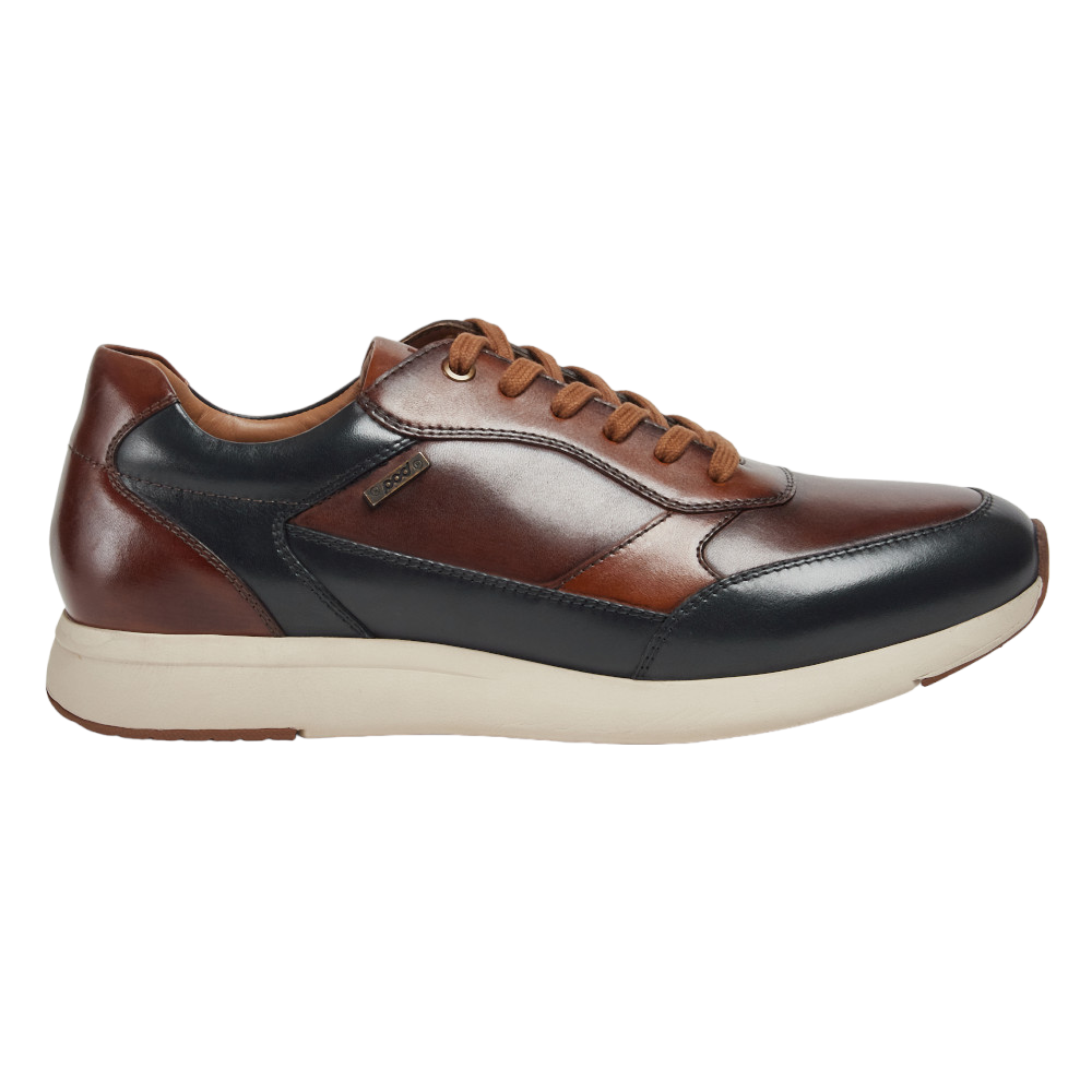 Pod Rainer Brown/Navy Trainers