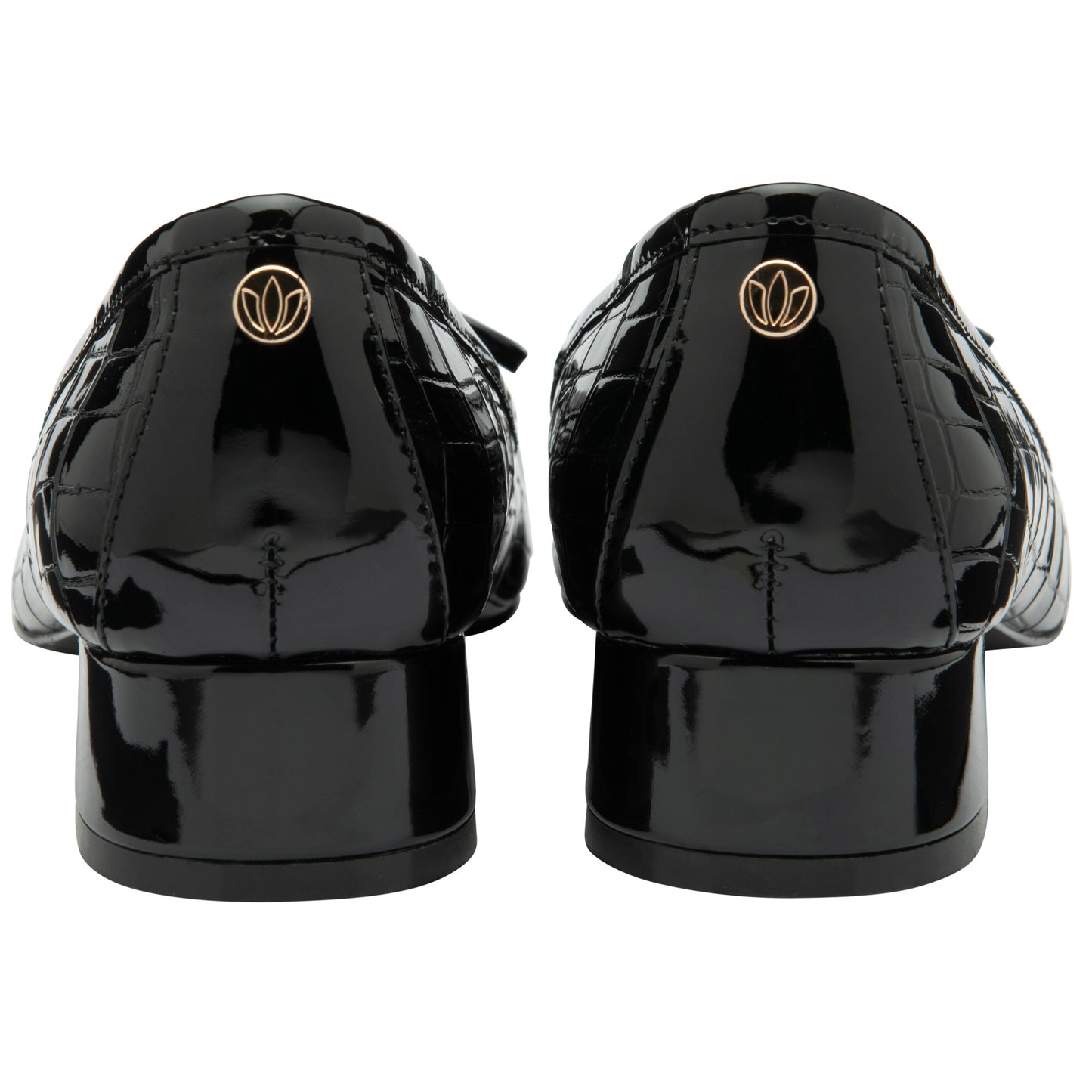 Lotus ULS434 Rush Black Croc Casual Shoes