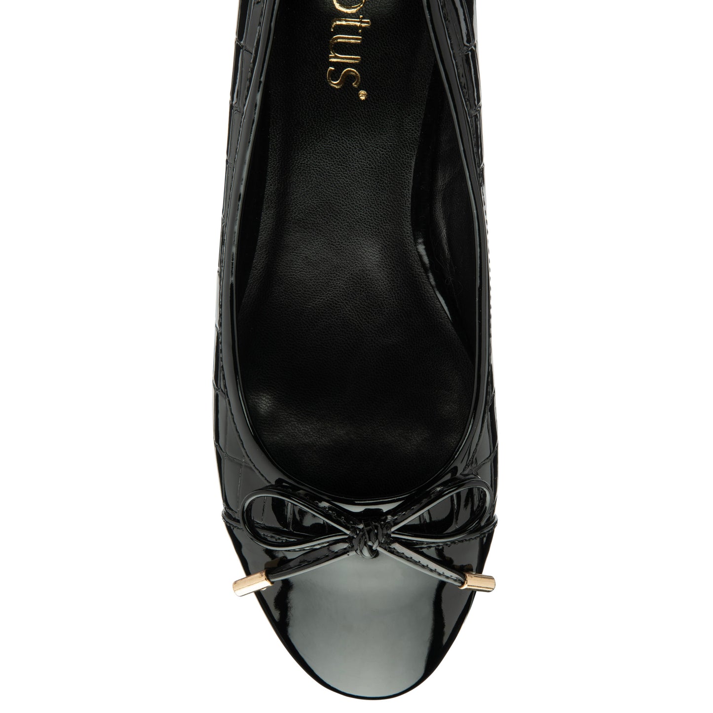 Lotus ULS434 Rush Black Croc Casual Shoes