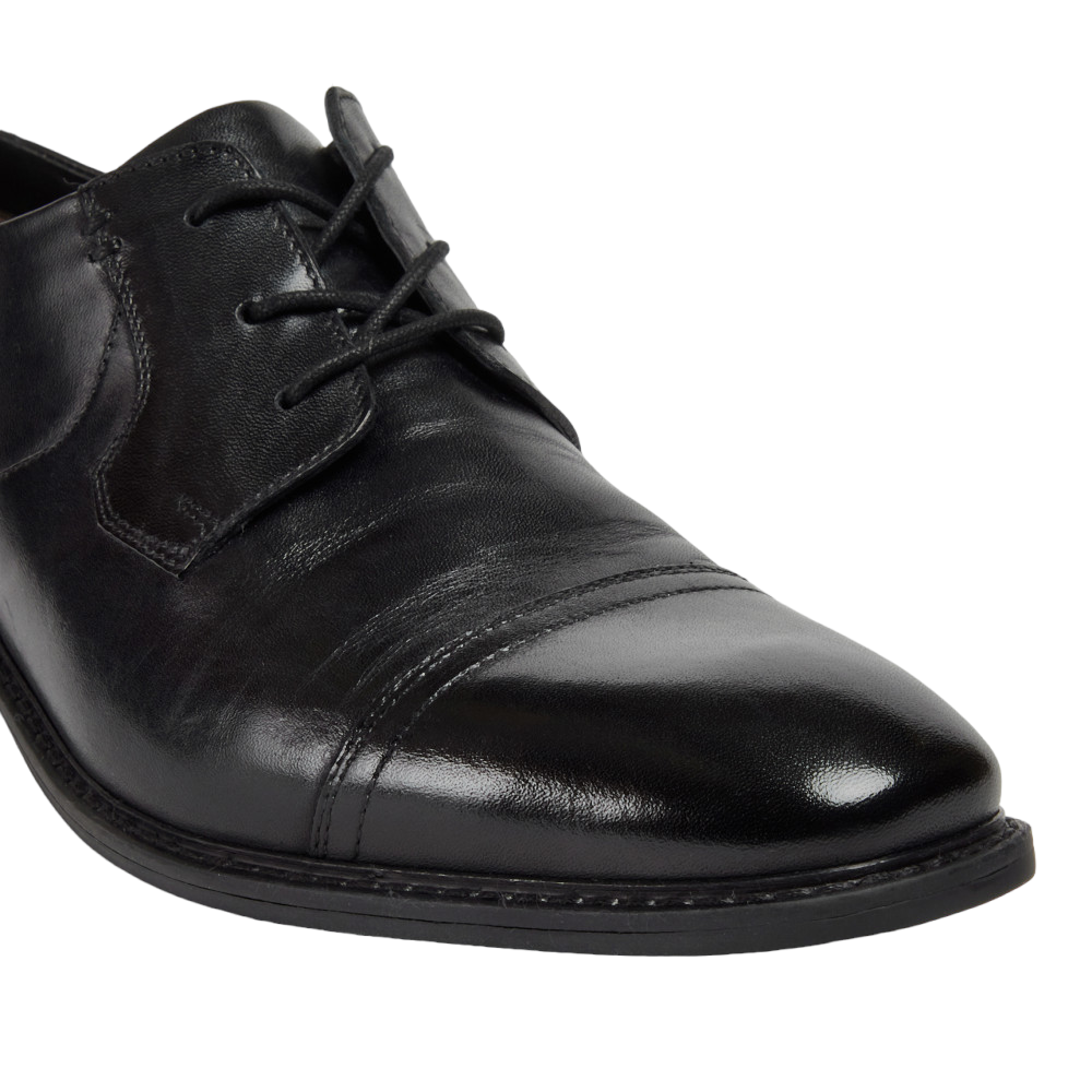 Pod Savage Black Formal Shoes
