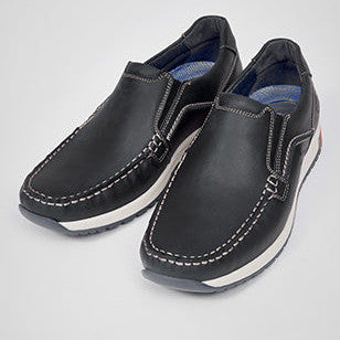 Pod Sean Navy Slip On Shoes