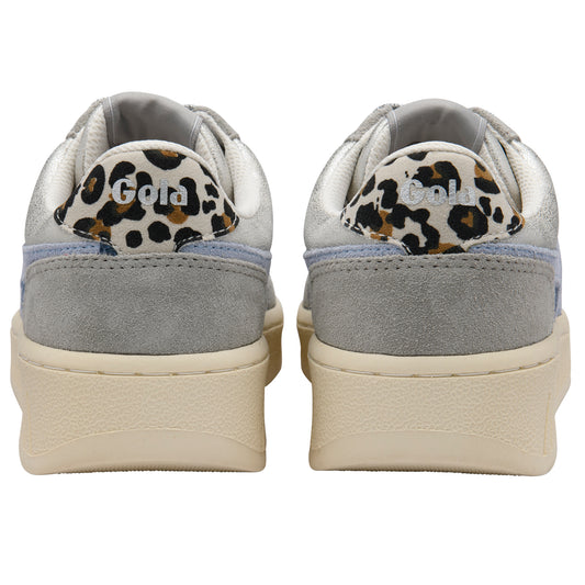 Gola Superslam Blaze Ii Silver/Air/Snow Leopard Trainers