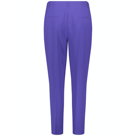 Taifun 520304 11054 8810 Purple Ink Cropped Trousers