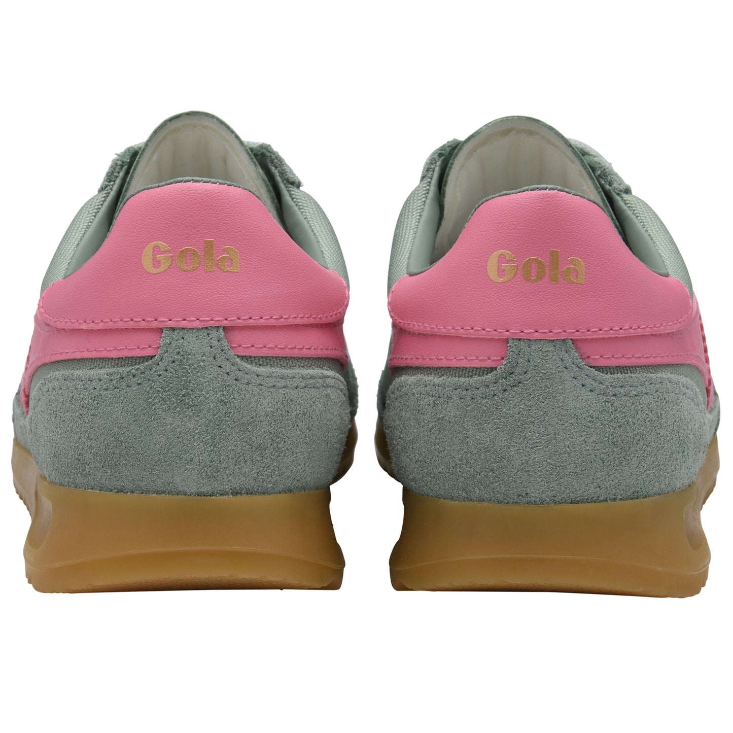 Gola Tornado Green Mist/Fluro Pink Trainers