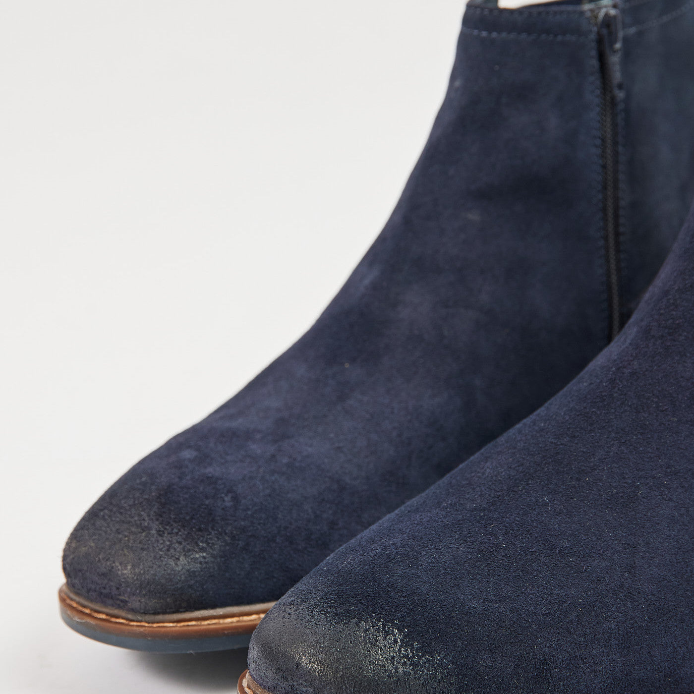 Pod Troy Navy Suede Boots