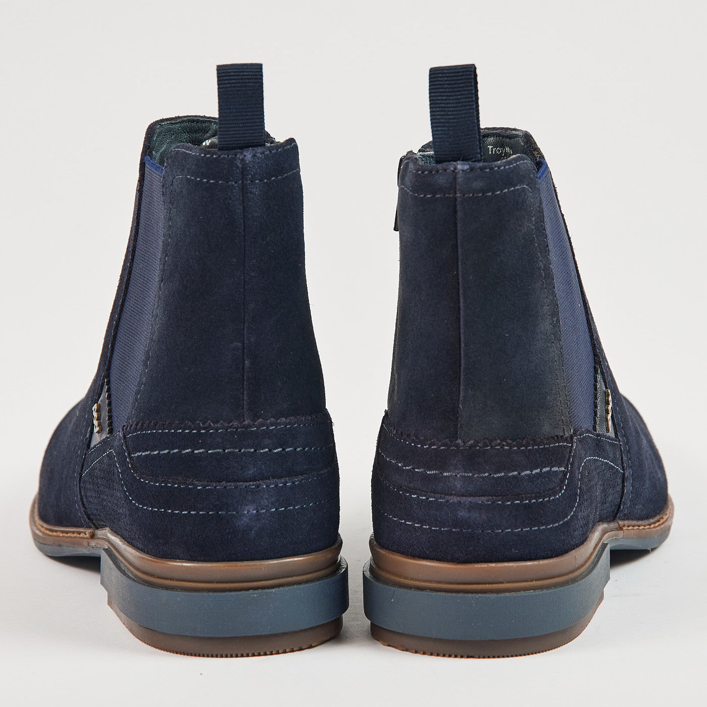 Pod Troy Navy Suede Boots