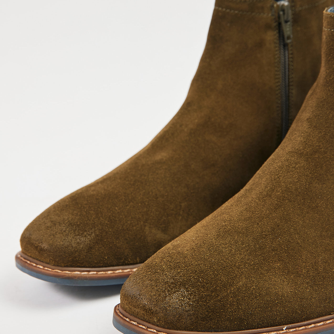 Pod Troy Olive Suede Boots