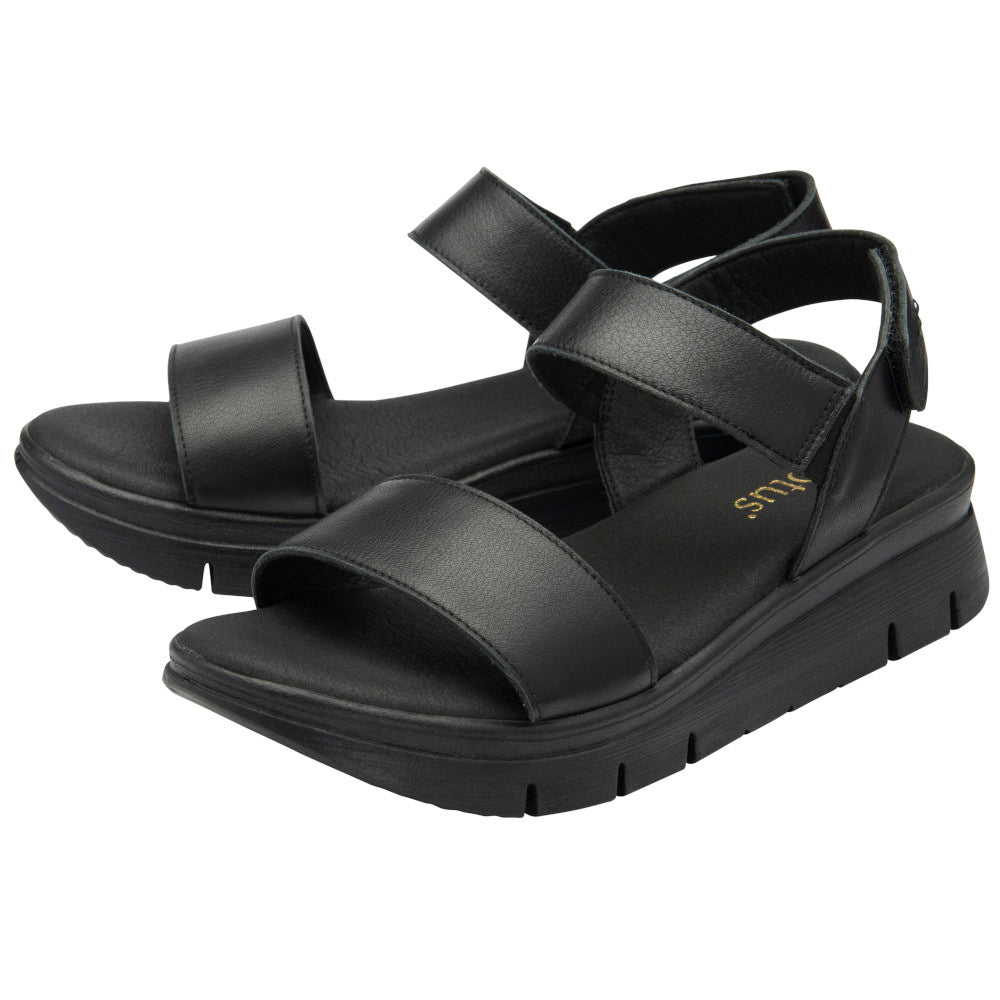 Lotus Facchini Black Sandals