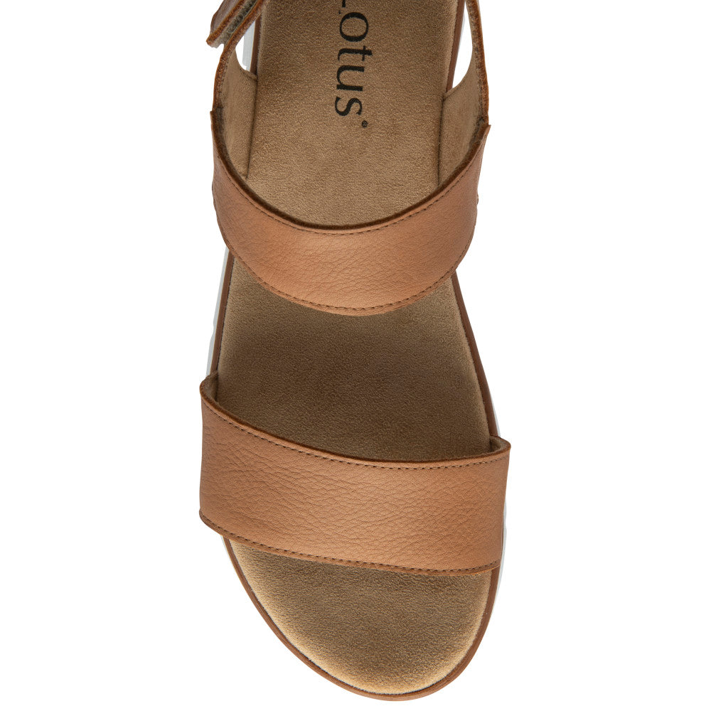 Lotus Facchini Tan Sandals