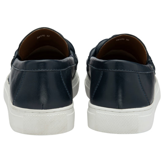 Lotus Bertie Navy Loafers