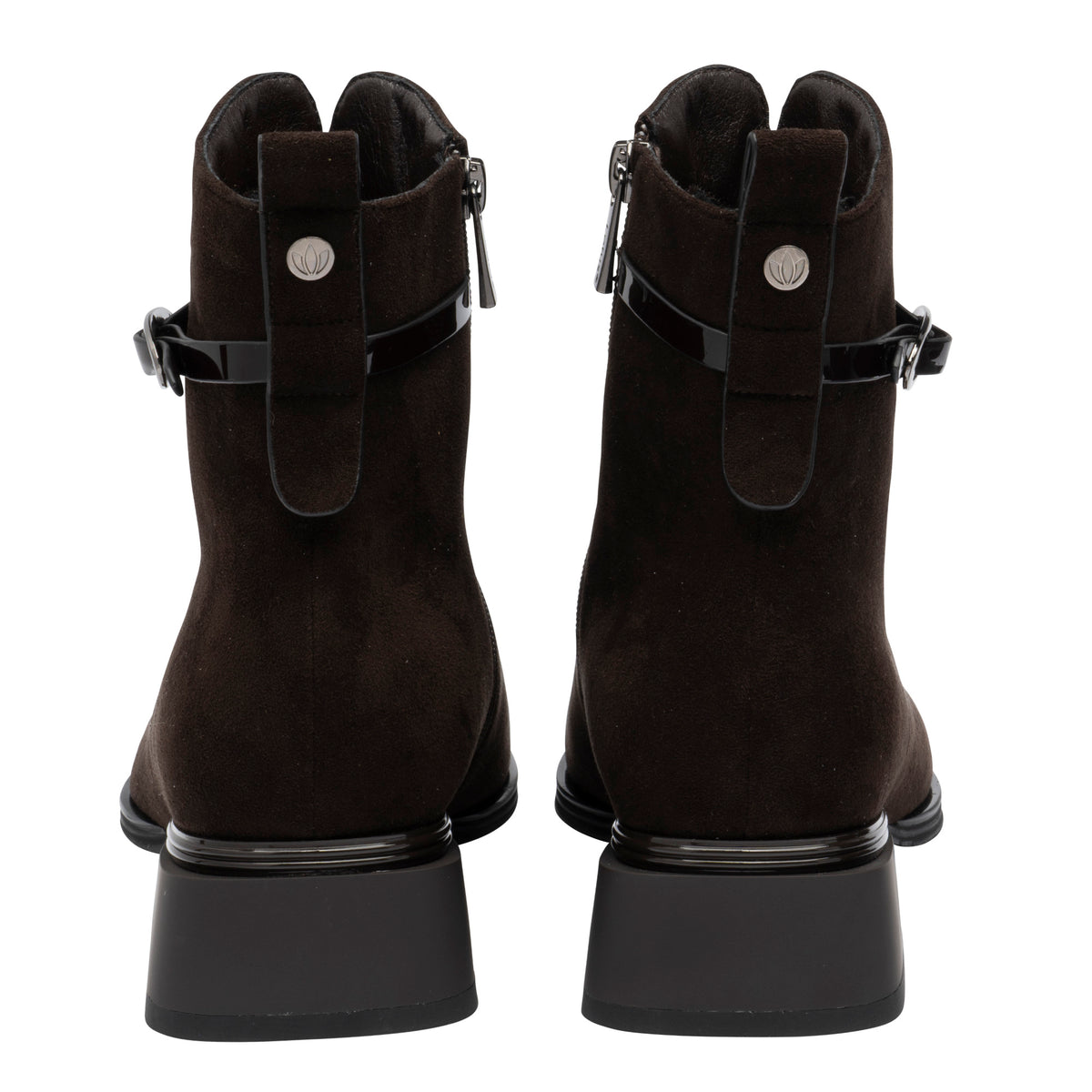 Lotus Unez Brown Microfibre Boots