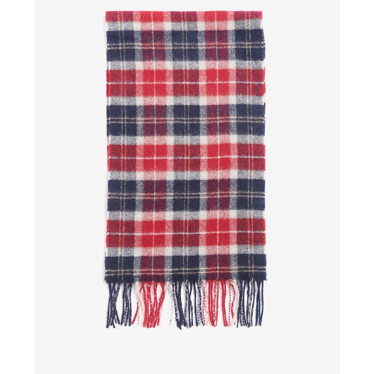 Barbour Tartan Lambswool Cranberry Scarf