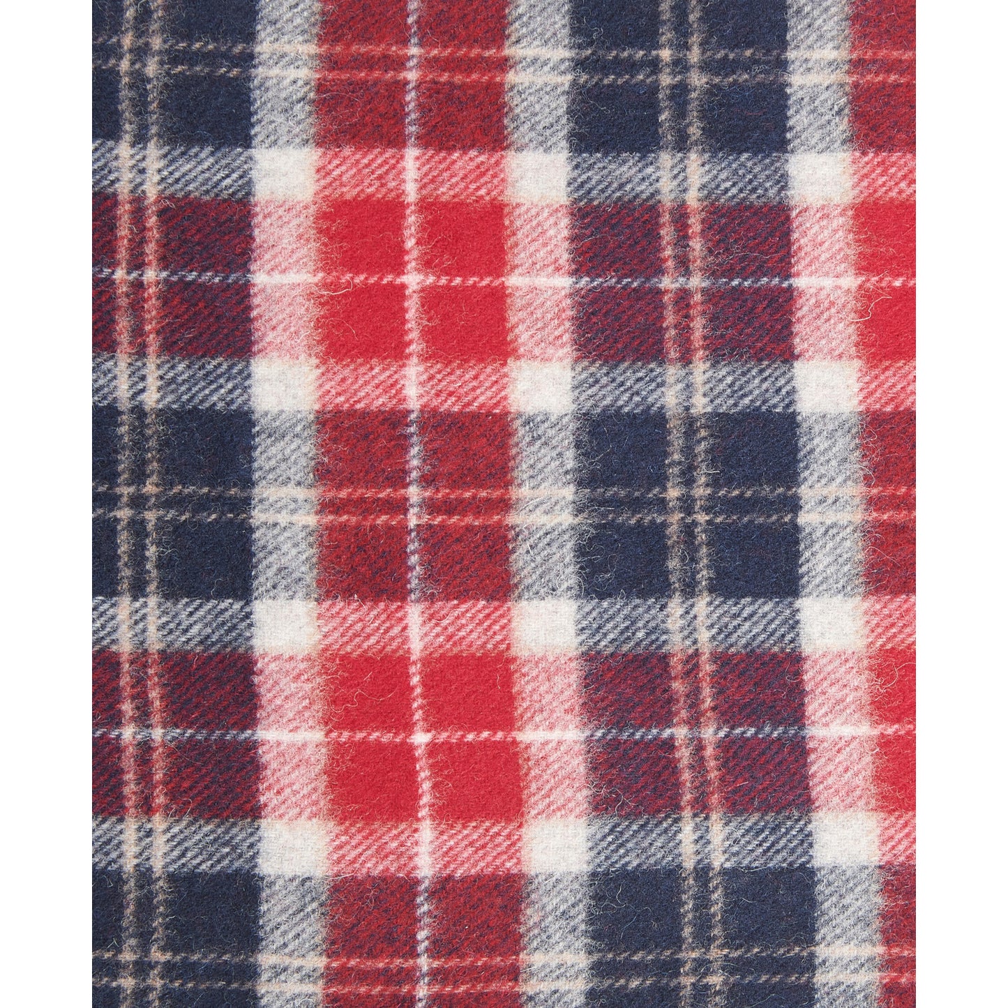 Barbour Tartan Lambswool Cranberry Scarf